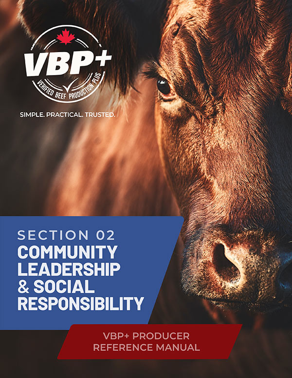 Verified Beef Production Plus - Producer Manual